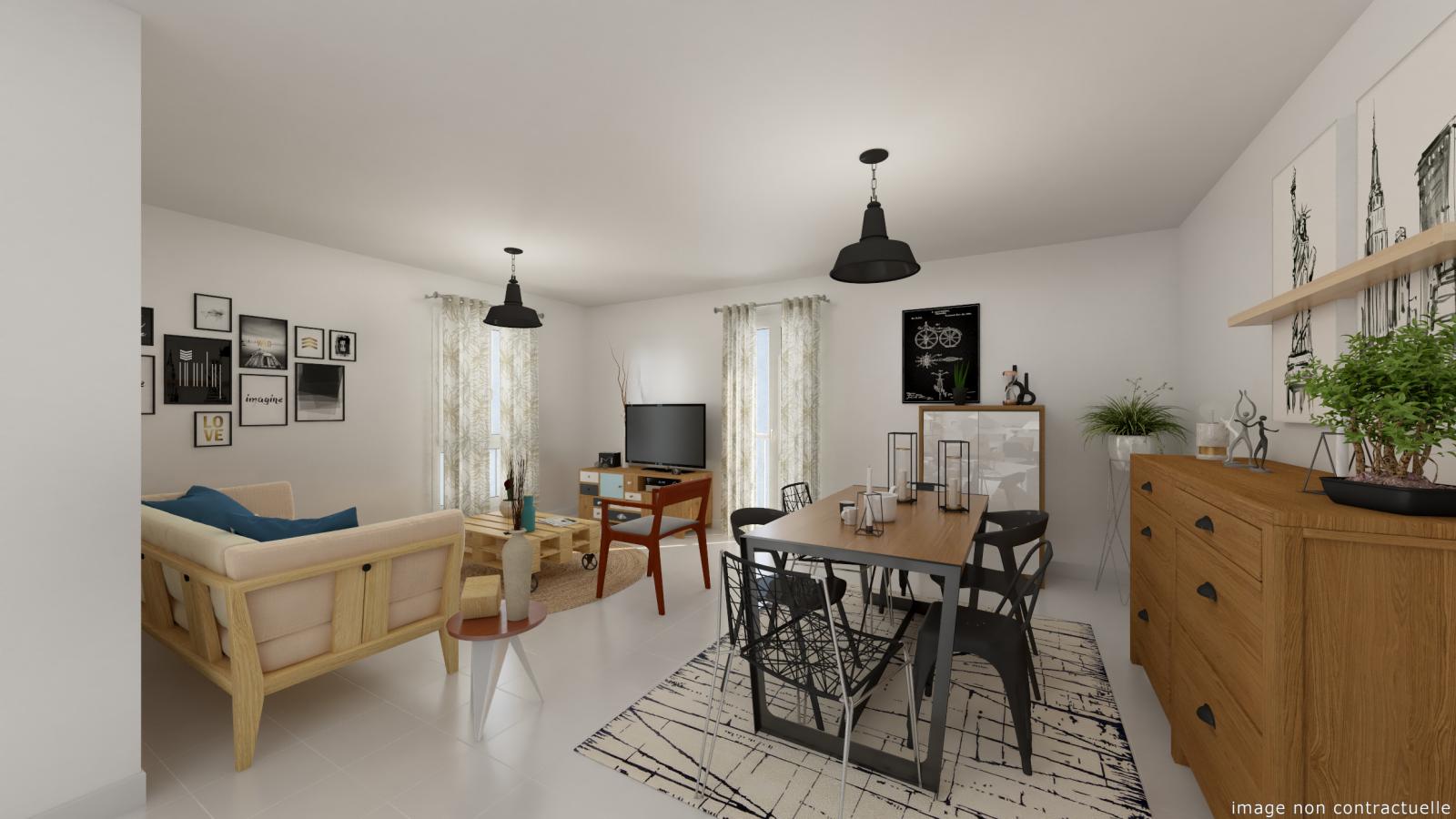 
																																							3 pièces - 
																																						3ème étage - 62m² - 998,70 € - Photo #3