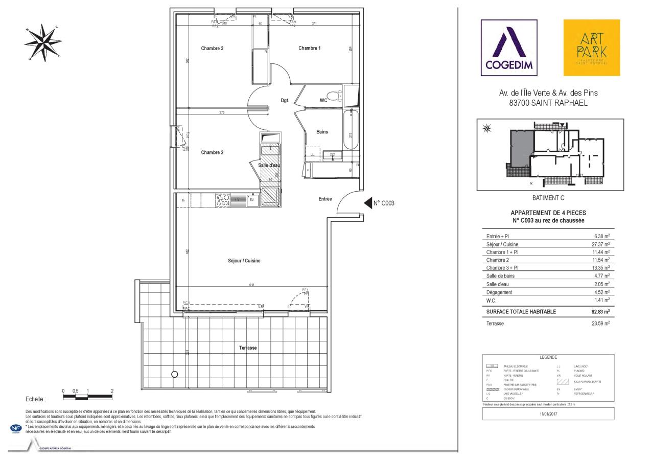 
																			4 pièces - 
																		RDC - 83m² - 1 880,48 € - Photo #1