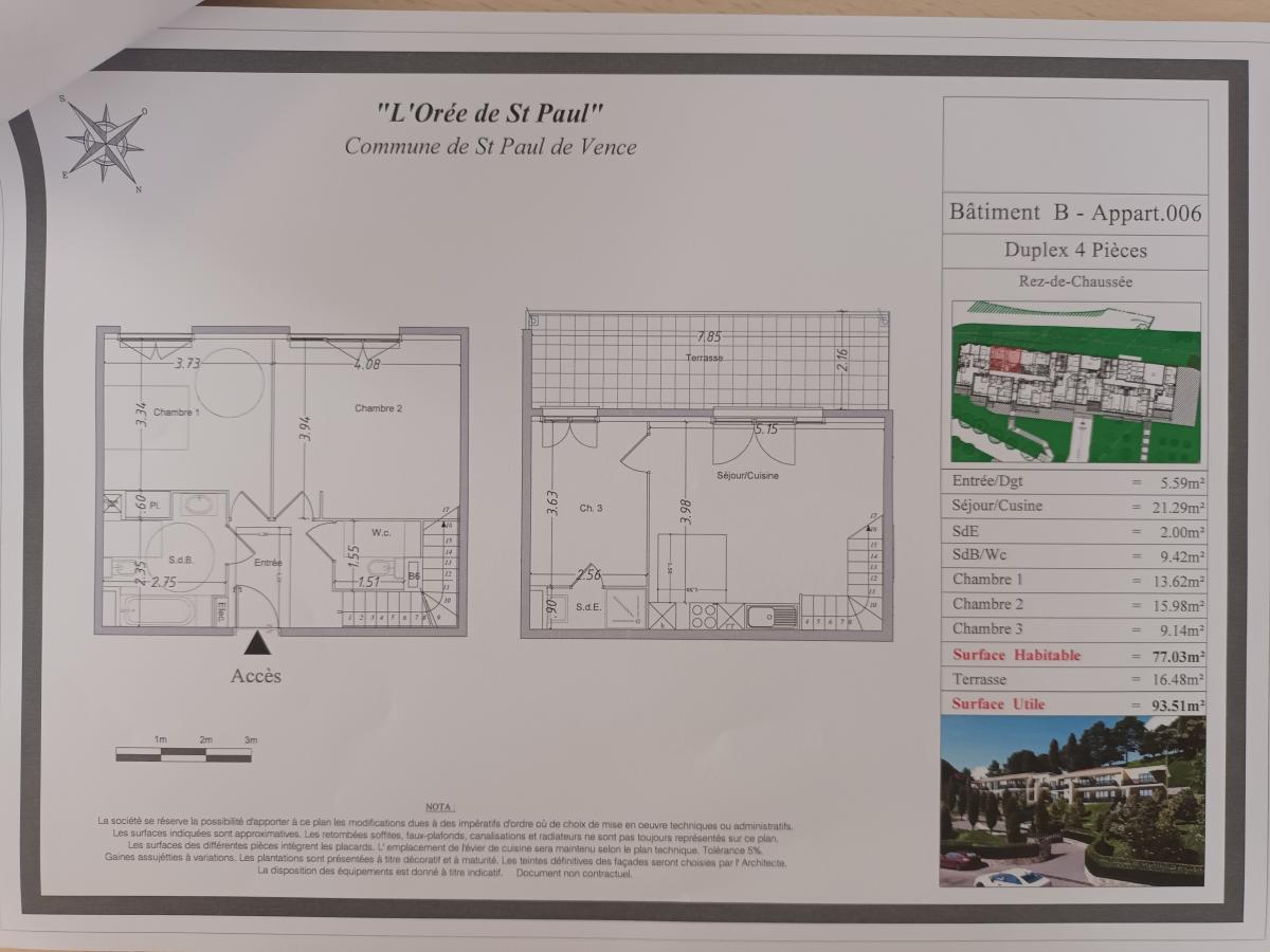 
																			4 pièces - 
																		RDC - 77m² - 1 226,84 € - Photo #0