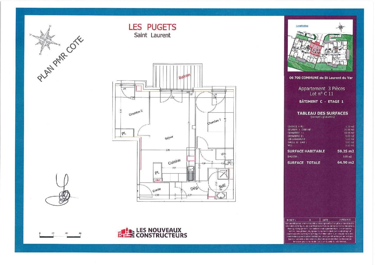 
																																							3 pièces - 
																																						1er étage - 58m² - 1 126,51 € - Photo #7