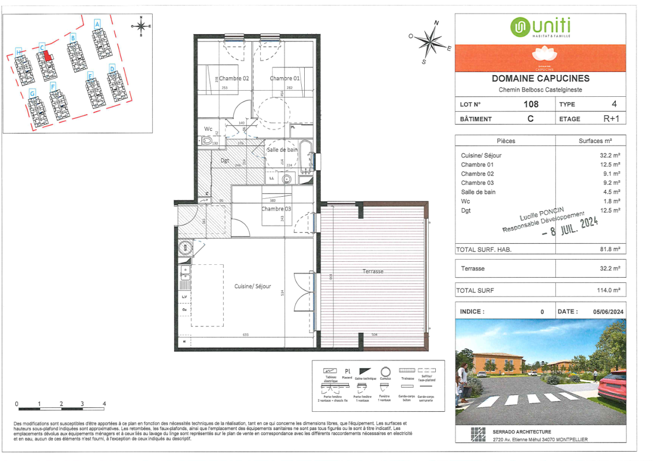 
																																							4 pièces - 
																																						1er étage - 82m² - 947,37 € - Photo #7