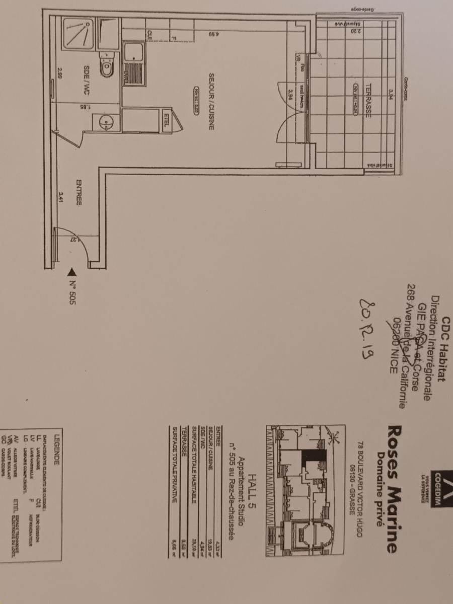 
																																							1 pièce - 
																																						RDC - 29m² - 532,04 € - Photo #6