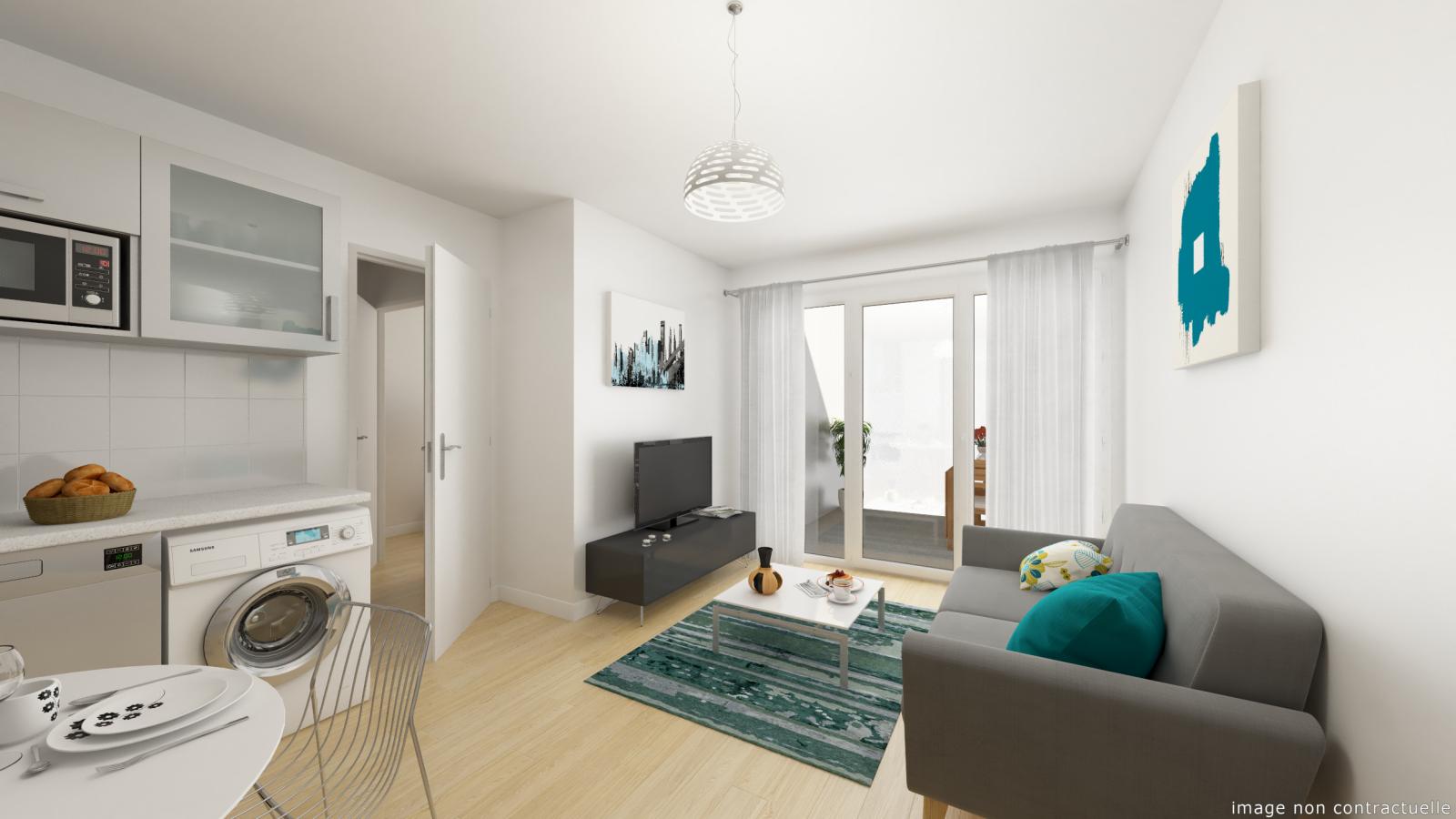 
																																							3 pièces - 
																																						1er étage - 67m² - 946,41 € - Photo #2