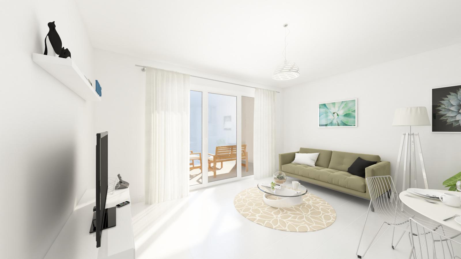 
																			2 pièces - 
																		RDC - 46m² - 664,47 € - Photo #2