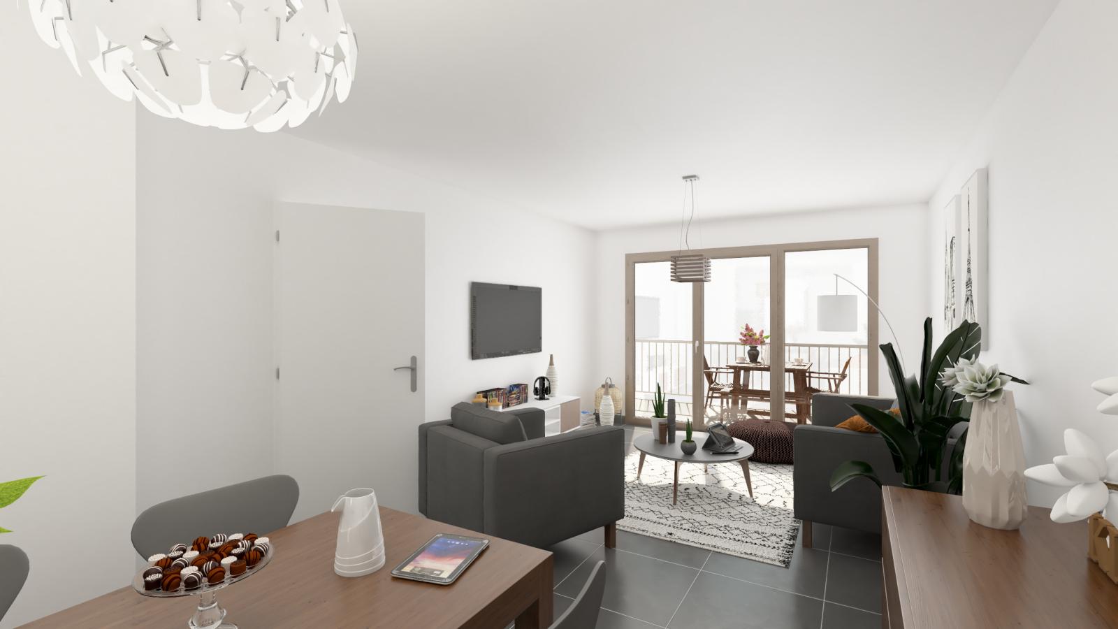 
																																							3 pièces - 
																																						1er étage - 67m² - 901,68 € - Photo #1
