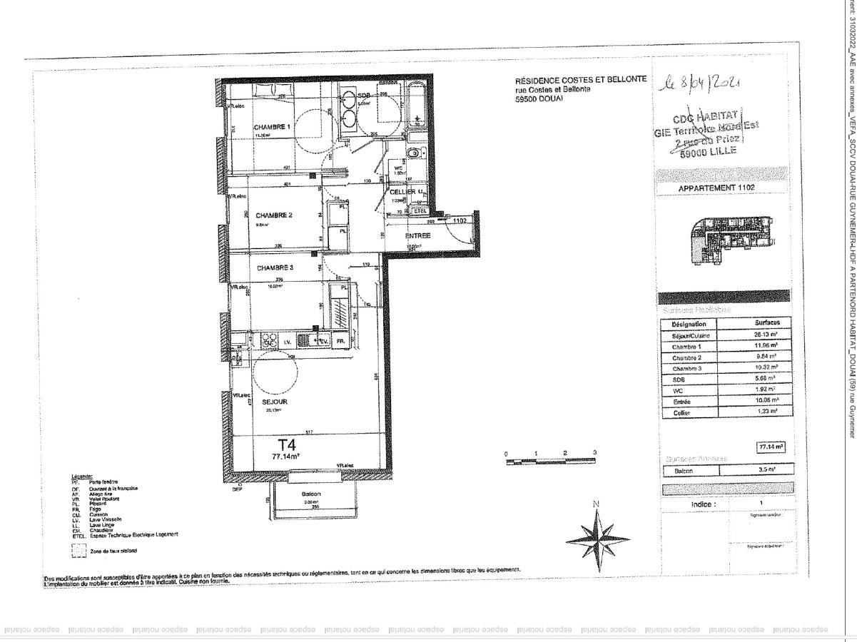 Appartement à Douai