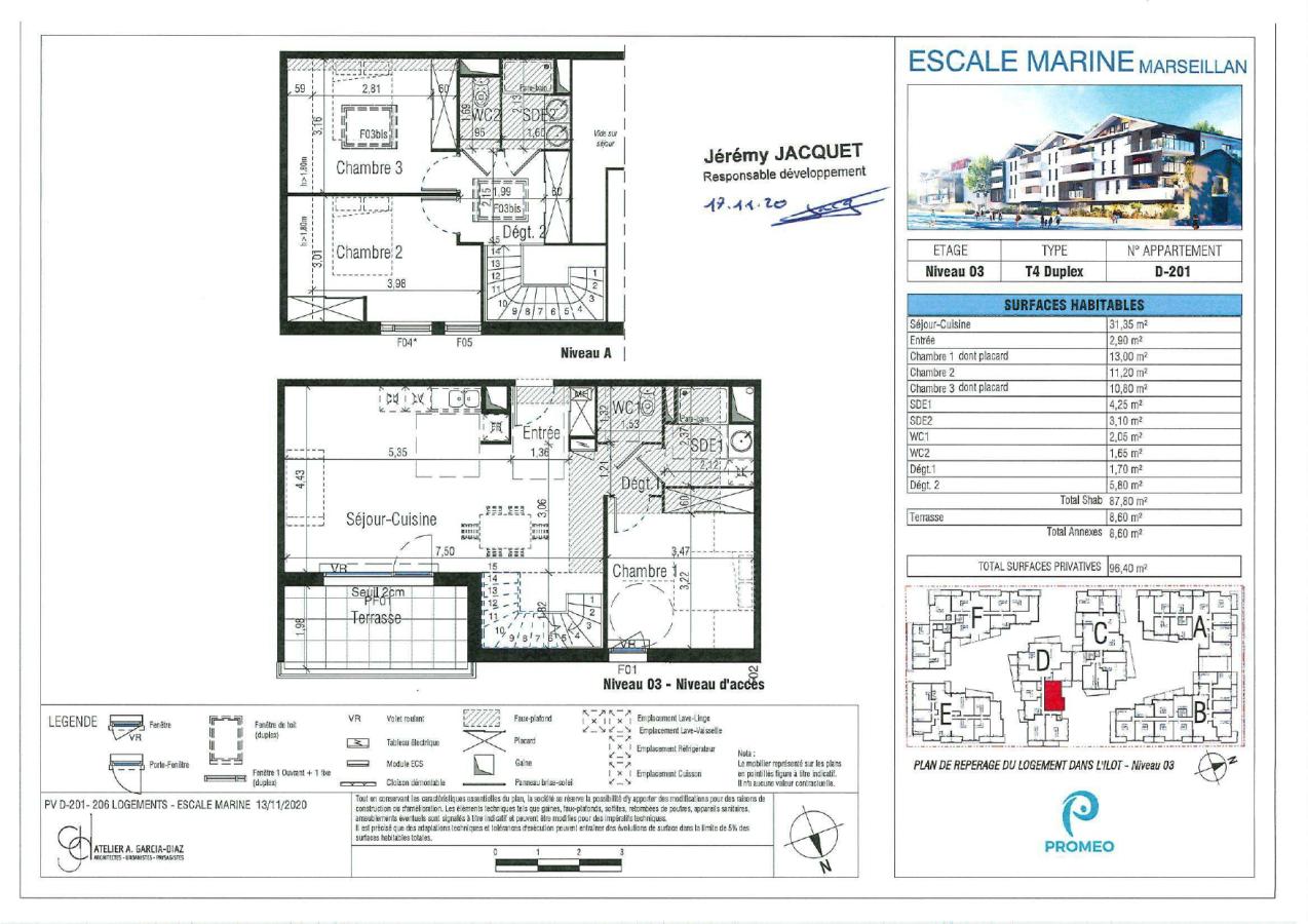 
																			4 pièces - 
																		3ème étage - 88m² - 1 203,66 € - Photo #2